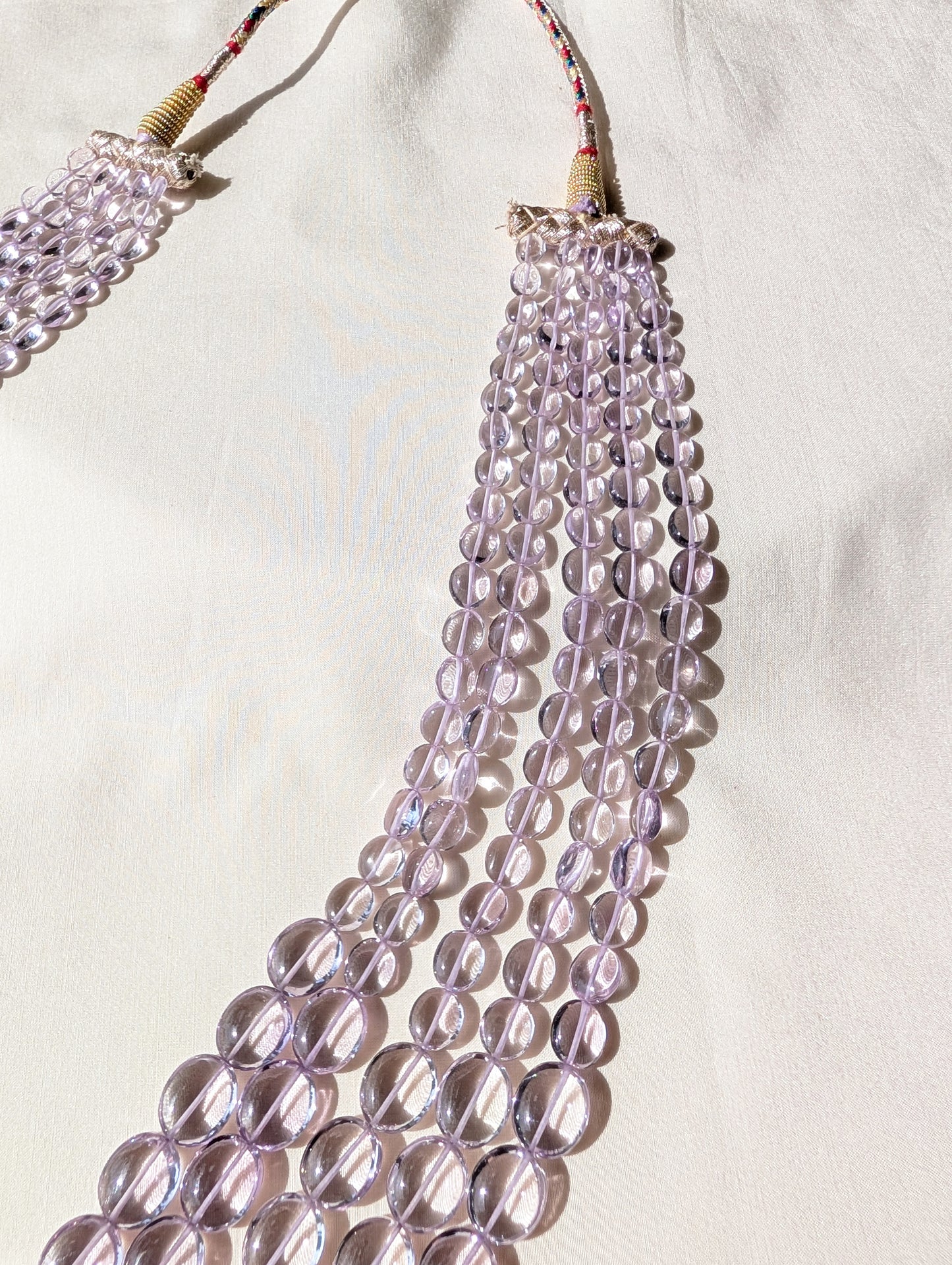Pink Amethyst Smooth Oval Graduated Beads 6x5.5–10x12mm Lavender Pink | 16–22 inch